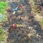 FOTO 13 Juni_Foto Udara dampak kebakaran hutan dan lahan (karhutla) yang terjadi di Kabupaten Aceh Barat, Provinsi Aceh. dok. bpbdkabupatenacehbarat