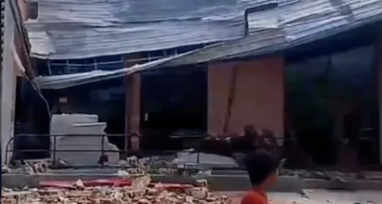 FOTO 16 Juni_Kerusakan bangunan dan infrastruktur di Palu, Sigi, Parigi Moutong, serta Poso pascagempa yang mengguncang Sulawesi Tengah. (dok. tangkapan layar)