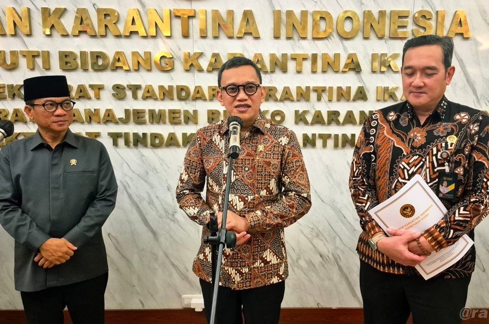 FOTO 18 Juni_Acara usai penandatanganan Nota Kesepahaman antara Barantin dan Kementerian Desa dan Pembangunan Daerah Tertinggal (Kemendes PDT) di Jakarta. dok.