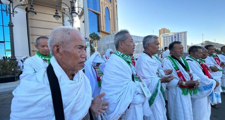 FOTO 2Mei_Jemaah haji Indonesia siap menuju ke Makkah, Arab Saudi. (dok. haji.go.id)