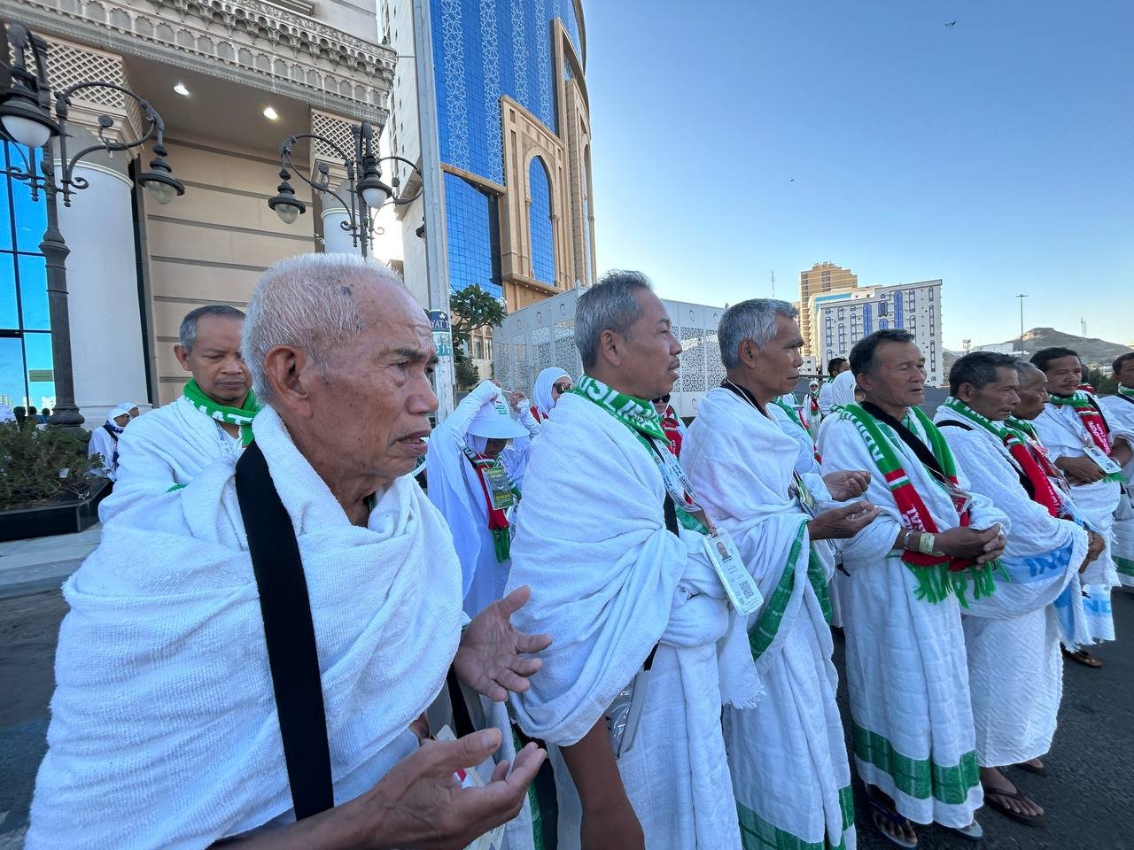 FOTO 2Mei_Jemaah haji Indonesia siap menuju ke Makkah, Arab Saudi. (dok. haji.go.id)