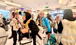FOTO 8 Juni_Kementerian Haji dan Umrah (Kemenhaj) mulai memberangkatkan jemaah haji gelombang kedua dari Makkah menuju Madinah.