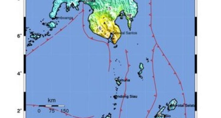 FOTO 8 Juni_Peta gempa bumi sulawesi utara INI