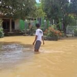 FOTO 9 Juni_Banjir di Kelurahan Batang Serangan dan Desa Sei Bamban, Kecamatan Batang Serangan di Kabupaten Langkat, Sumatra Utara.