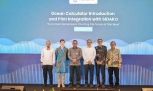 FOTO 1 Juli_Perkenalan Ocean Calculator Introduction and Pilot Integration With SIDAKO, sebuah platform geospasial berbasis Neraca Sumber Daya Laut (NSDL). (dok. kkp)