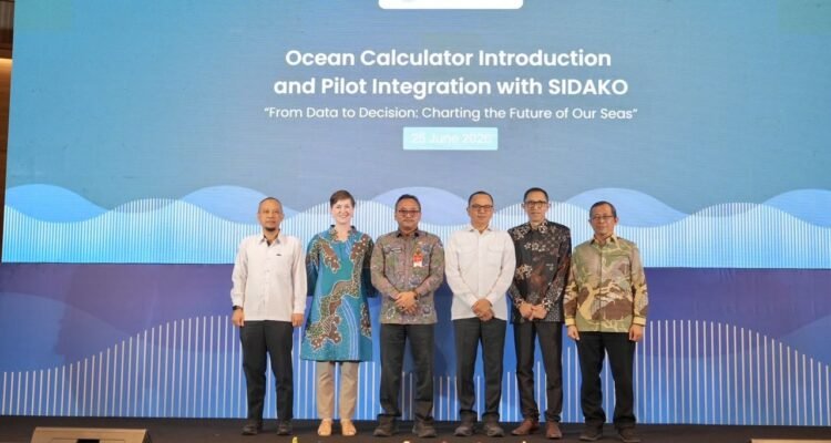 FOTO 1 Juli_Perkenalan Ocean Calculator Introduction and Pilot Integration With SIDAKO, sebuah platform geospasial berbasis Neraca Sumber Daya Laut (NSDL). (dok. kkp)