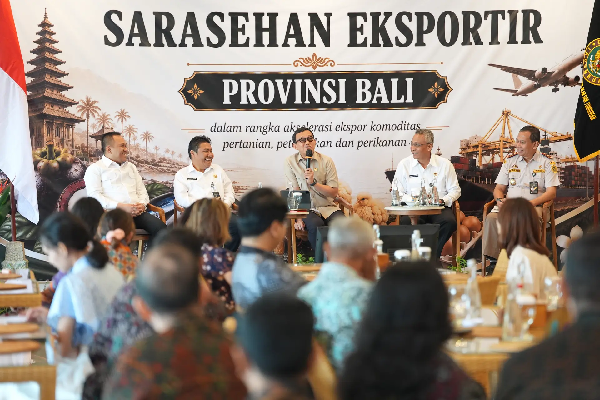 FOTO 18 Juli_Kepala Badan Karantina Indonesia Abdul Kadir Karding dalam Sarasehan Pelaku Usaha Ekspor Provinsi Bali. dok. karantinaindonesia 1