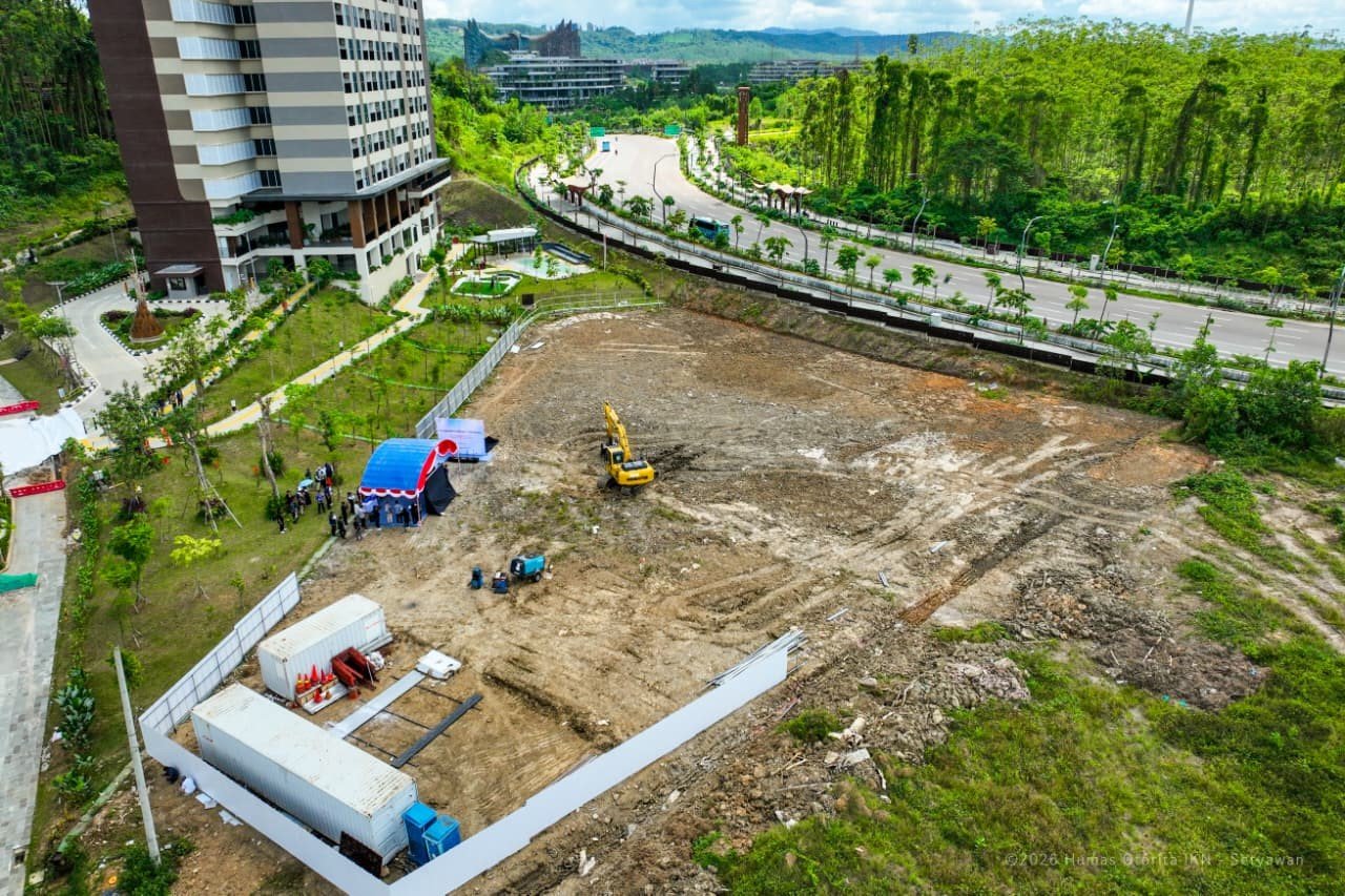 FOTO 19 Juli_Pembangunan Smart City Cooperation Center di kawasan Ibu Kota Nusantara (IKN). dok. ikn