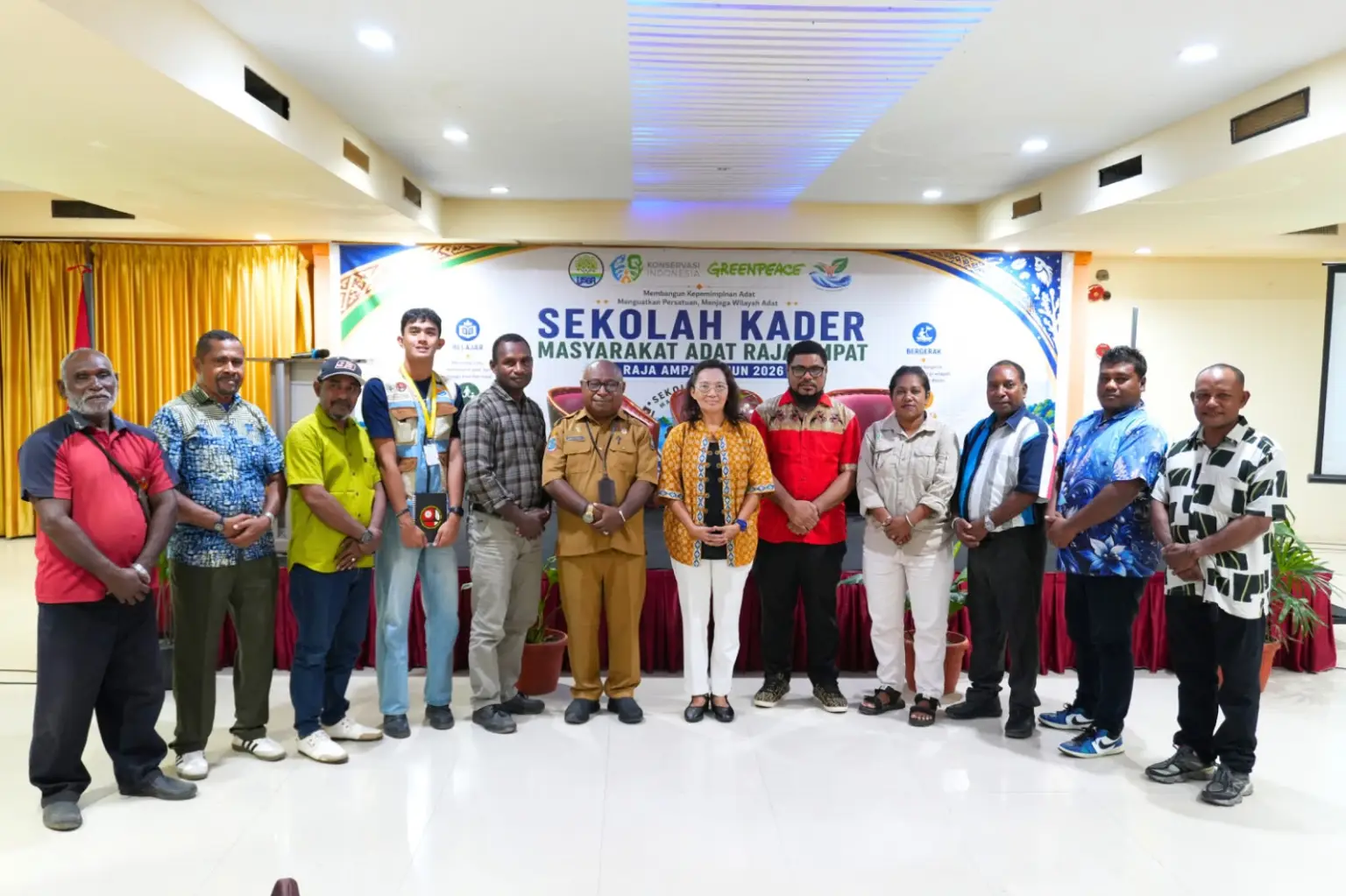 FOTO 21 Juli_Kegiatan Sekolah Kader Masyarakat Adat Raja Ampat, Provinsi Papua Barat Daya. (dok. istimewa)