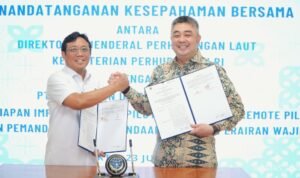 FOTO 23 Juli_Penandatanganan Kesepahaman Bersama tentang Persiapan Implementasi Pemanduan Elektronik (E-Pilotage) 2