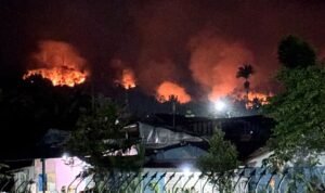 FOTO 24 Juli_Kebakaran hutan di Gunung Woroth, Kelurahan Kakublik, Distrik Sorong Kota, Provinsi Papua Barat Daya. dok. bpbdkotasorong