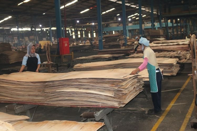 FOTO 25 Juli_Aktivitas pengolahan kayu hutan. (dok. kehutanan.go.id)
