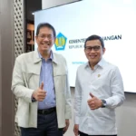 FOTO 25 Juli_audiensi Kepala Badan Karantina Indonesia (Barantin) Abdul Kadir Karding dengan Menteri Keuangan (Menkeu) Purbaya Yudhi Sadewa di Kantor Kemenkeu, Jakarta.