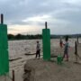 FOTO 26 Juli_Kondisi jembatan yang hanyut diterjang banjir memutus akses dari dan ke Desa Sawang, Kec Sawang, Kab Aceh Utara, Prov Aceh. bpbdkab