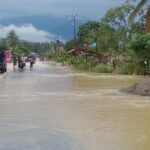 FOTO 27 Juli_Banjir merendam pemukiman di Desa Kalombang, Kec. Bungku Utara, Kab. Morowali Utara, Provinsi Sulawesi Tengah. dok. bpbd