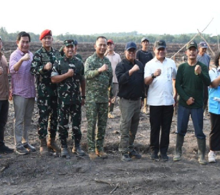 FOTO 27 Juli_Kementerian Pertanian melalui Direktorat Jenderal Lahan dan Irigasi Pertanian (LIP) bersama Inspektorat Jenderal melakukan supervisi dan monitoring langsung