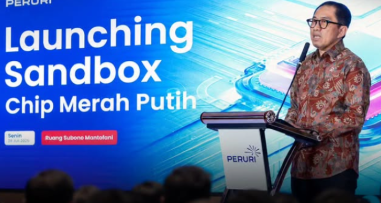 FOTO 30 Juli_Wakil Menteri Perindustrian Faisol Riza saat menjadi keynote speech pada Peluncuran Sandbox Design Chip yang diselenggarakan oleh Peruri di Jakarta. dok. instagramfaisolrizaid