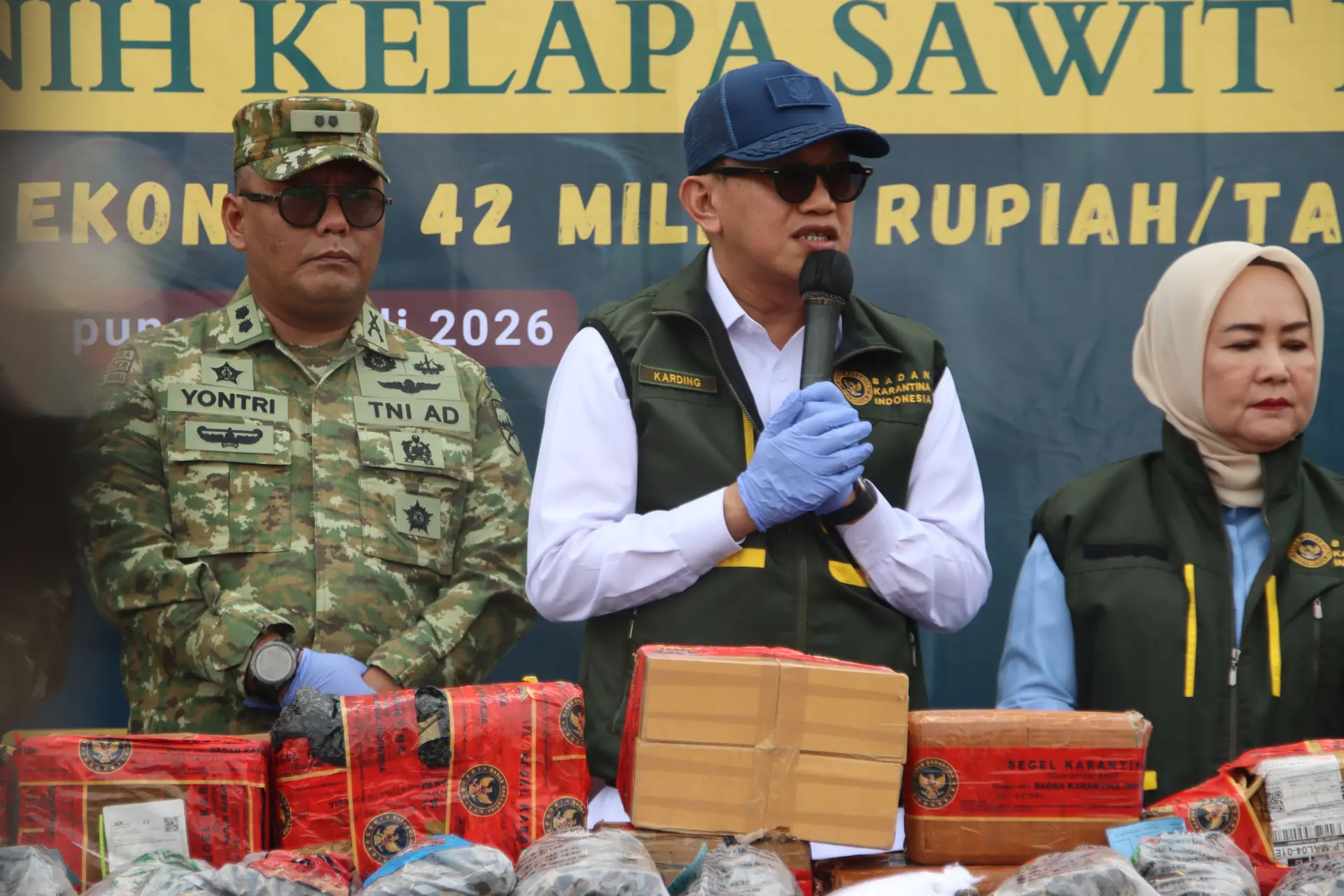 FOTO 31 Juli_Barantin sawit ilegal
