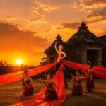 FOTO 5 Juli_Pertunjukan budaya bertajuk Sandyakala Jonggrang di Candi Ratu Boko, Kabupaten Sleman, Yogyakarta. injourneydestination