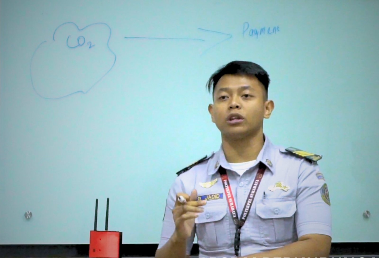 FOTO 6 Juli_Taruna Program Studi Diploma IV Transportasi Laut yang mengembangkan Marco (Maritime Carbon Offset System). dok. bpsdmp 1 INI