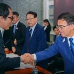 FOTO 7 Juli_Wakil Menteri Perindustrian Faisol Riza saat menerima kunjungan Gubernur Prefektur Aichi