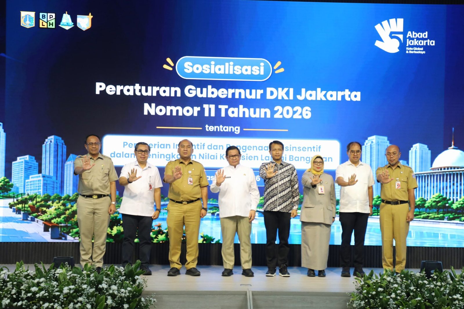 FOTO 8 Juli_Sosialisasi Peraturan Gubernur (Pergub) Nomor 11 Tahun 2026 tentang Insentif dan Disinsentif Peningkatan Nilai Koefisien Lantai Bangunan (KLB)