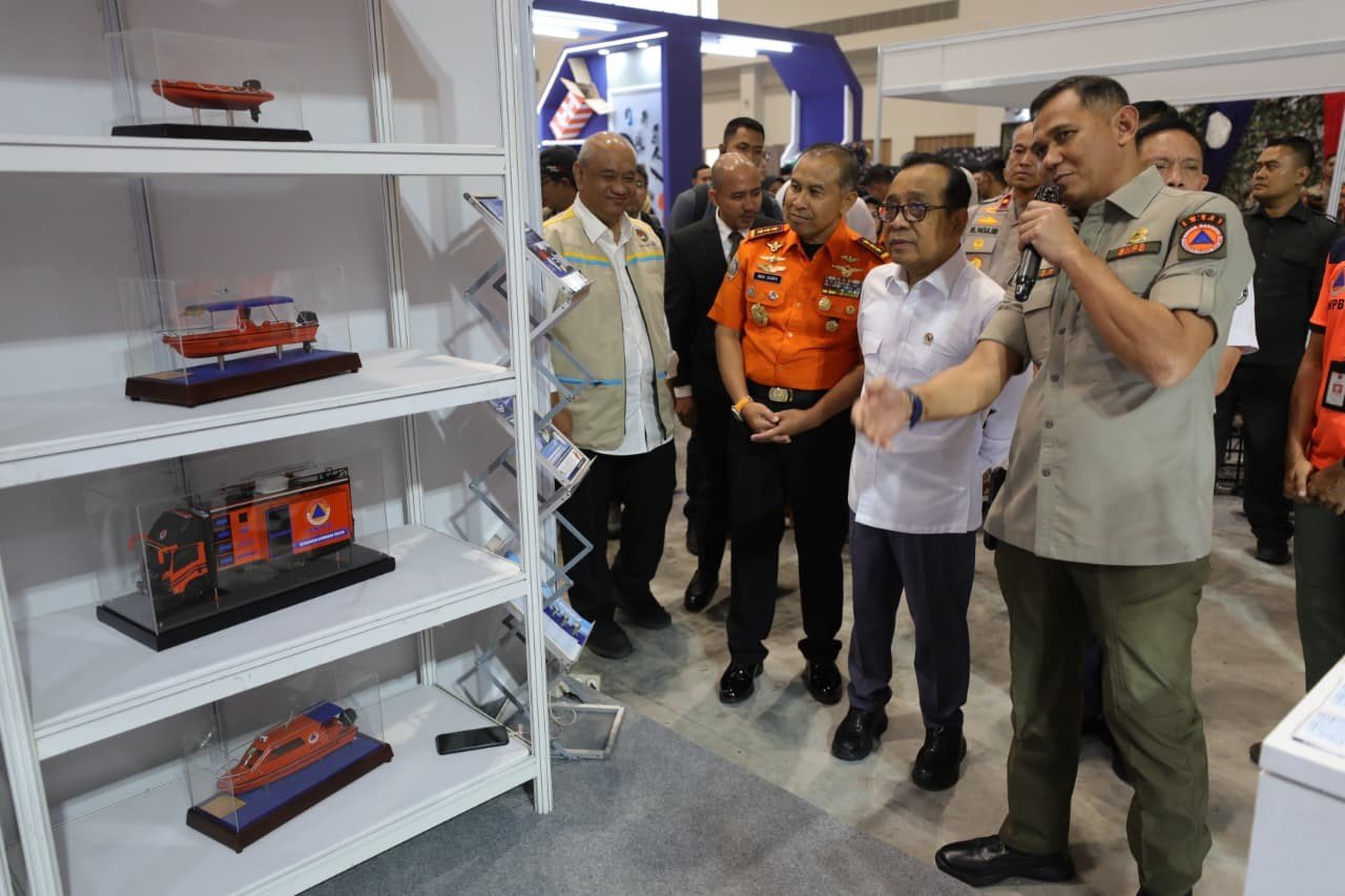 FOTO 9 Juli_Acara Indonesia International Search and Rescue Exhibition, Forum and Challenge (IISAR) 2026 di Nusantara International Convention Exhibition (NICE), PIK 2, Tang 1