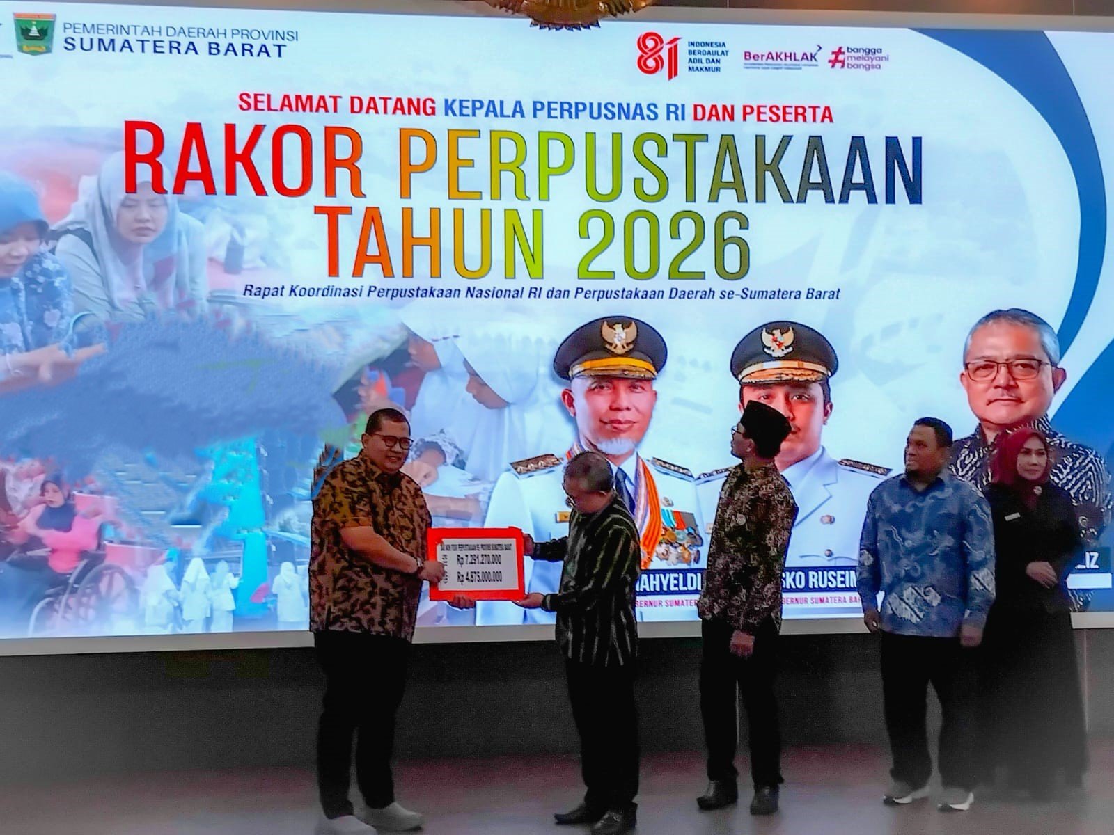 FOTO 10 Agustus_Rapat Koordinasi (Rakor) Perpustakaan Provinsi Sumatra Barat Tahun 2026 di Auditorium Gubernuran Sumbar, Padang. sumbar INI