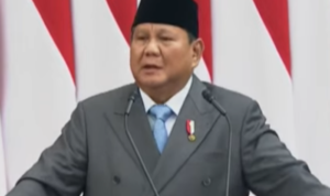 FOTO 14 Agustus_Presiden Prabowo Subianto di MPR