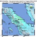 FOTO 15 Agustus_Gempa bumi Magnitudo (M) 6.4 di Kabupaten Simalungun, Provinsi Sumatra Utara pada Sabtu (15 8) pukul 17.54 WIB. dok. bmkg
