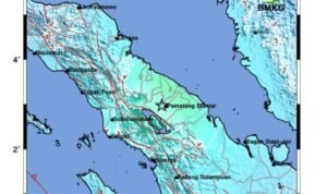 FOTO 15 Agustus_Gempa bumi Magnitudo (M) 6.4 di Kabupaten Simalungun, Provinsi Sumatra Utara pada Sabtu (15 8) pukul 17.54 WIB. dok. bmkg