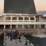 FOTO 15 Agustus_Suasana di pelabuhan Lorens Say Maumere, Sikka NTT saat terjadi gempa berkekuatan M7.7, Sabtu 15 Agustus 2026. dok. tangkapan layar INI