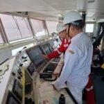 FOTO 2 Mei_Pemeriksaan kapal berbendera Indonesia yang beroperasi di pelayaran internasional. dok. hubla 2