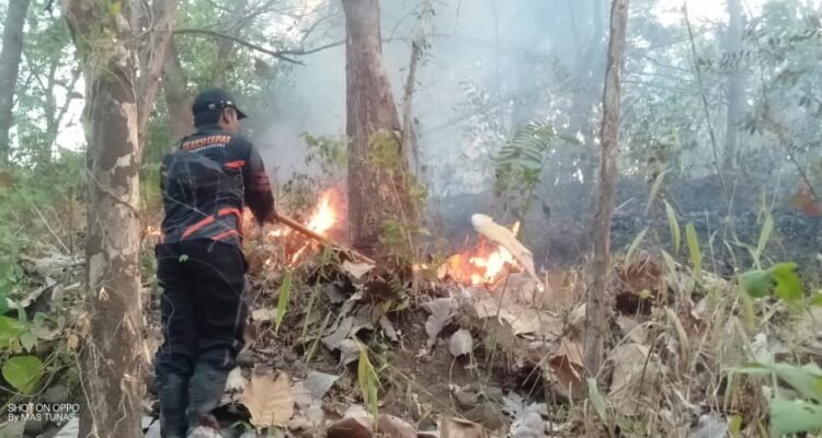 FOTO 21 Agustus_BPBD didukung unsur terkait melakukan upaya pemadaman di Desa Mategal dan Giripurno, Kabupaten Magetan, Provinsi Jawa Timur