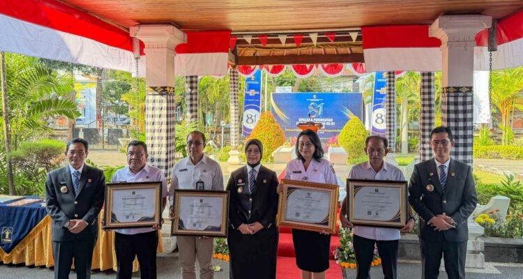 FOTO 23 Agustus_Rangkaian Upacara dan Syukuran Peringatan Hari Pengayoman ke-81 Tahun 2026 di Kantor Wilayah Kementerian Hukum Bali. denpasar