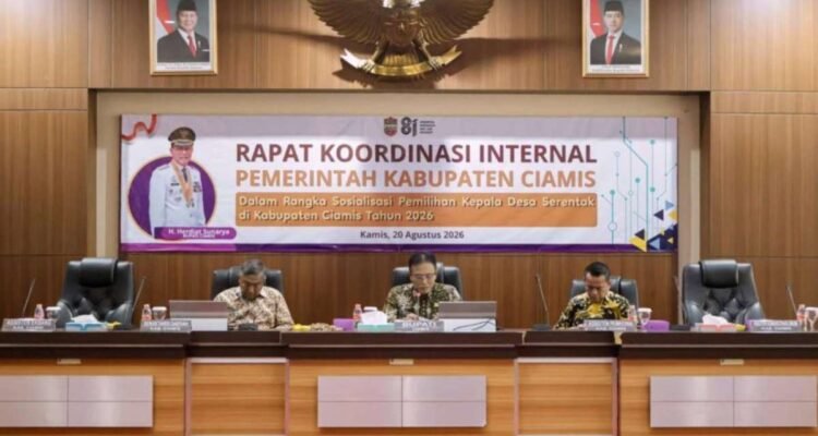 FOTO 23 Agustus_Rapat Koordinator Internal Pemeirntah Kabupaten Ciamis. (dok. jabarprov.go.id)