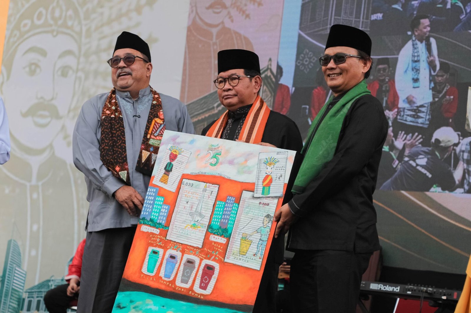 FOTO 3 Agustus_Kegiatan Milad ke-25 Forum Betawi Rempug (FBR) di Area Parkir C3 Kemayoran, Jakarta. dok. jakarta.go.id