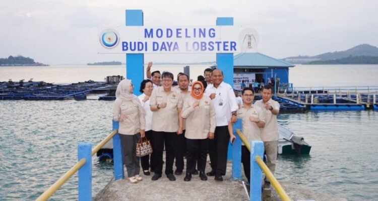 FOTO 3 Agustus_Kunjungan ke lokasi Modeling Budi Daya Lobster di Balai Perikanan Budi Daya Laut (BPBL) Batam. dok. kkp