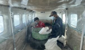 FOTO 5 Agustus_Pelaksanaan Operasi Modifikasi Cuaca (OMC) yang dilakukan BNPB di wilayah Sumatra Selatan