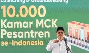 FOTO 5 Agustus_Peluncuran sekaligus groundbreaking pembangunan 10.000 kamar MCK pondok pesantren se-Indonesia. dok. kemenkopm