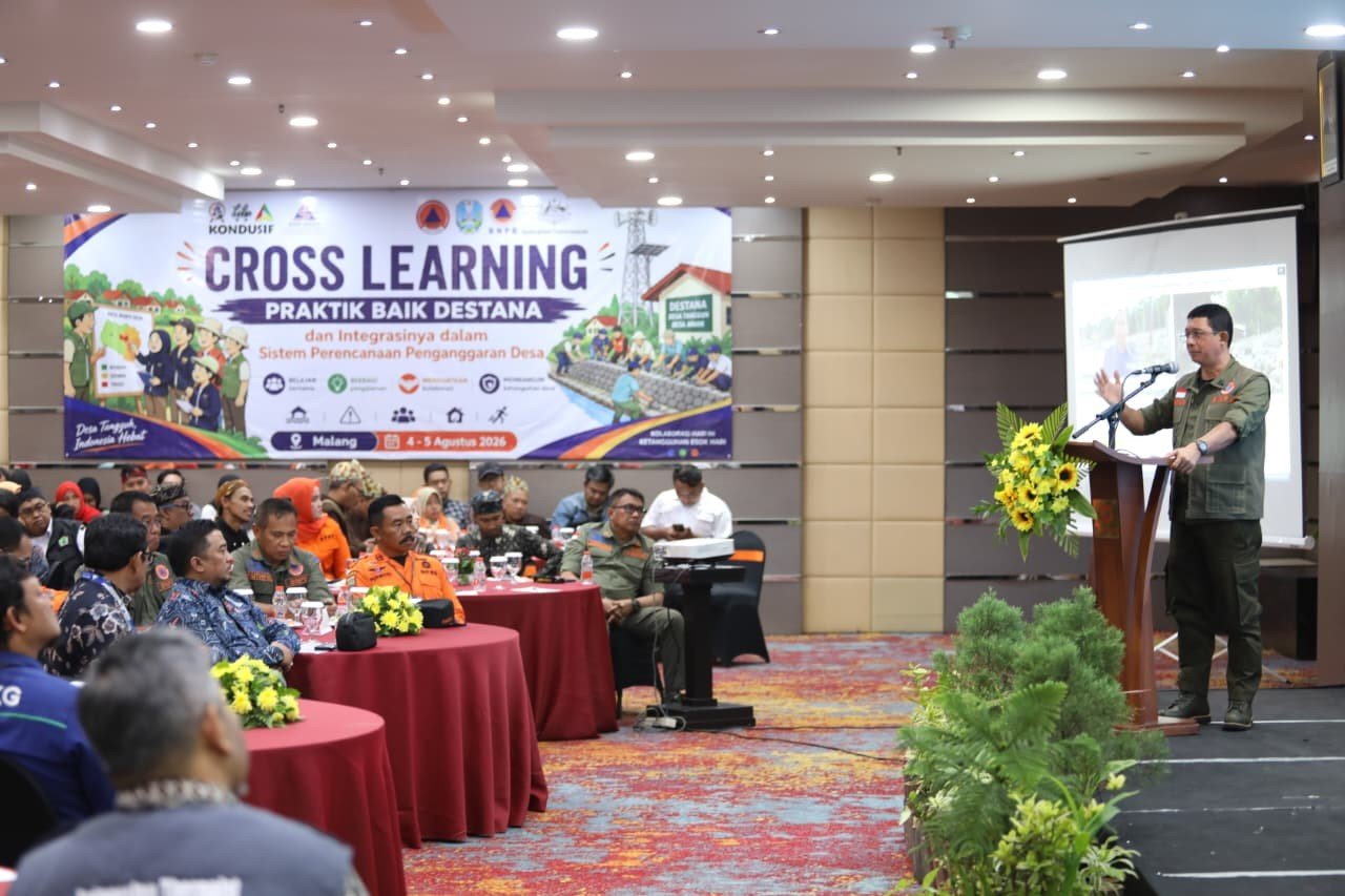 FOTO 6 Agustus_Diskusi Badan Nasional Penanggulangan Bencana (BNPB) yang dihadiri perwakilan pemerintah kabupaten_kota dan pelaku Destana di Kota Malang, Jawa Timur