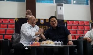 FOTO 6 Agustus_Kegiatan Seremoni Pembukaan Kejurnas Indonesia Muay thai Championship 2026 Erick Thohir. (dok. bekasikot