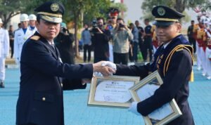 FOTO 7 Agustus_Pelantikan 205 Perwira Transportasi lulusan Politeknik Keselamatan. 1