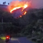 FOTO 8 Agustus_Kebakaran hutan dan lahan (karhutla) di wilayah Nagori Tigaras, Kecamatan Dolok, Kabupaten Simalungun, Provinsi Sumatra Utara