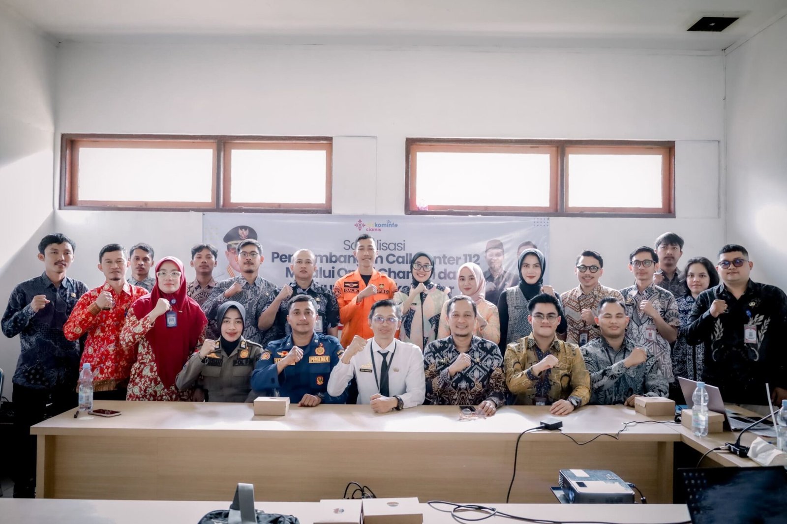 FOTO 9 Agustus_Kegiatan Sosialisasi Pengembangan Call Center 112 Melalui Omni Channel yang bertempat di Ruang Rapat Diskominfo Ciamis