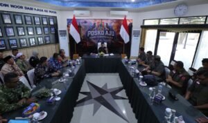 FOTO 10 Sept_Rapat koordinasi penanganan kebakaran hutan dan lahan (karhutla) wilayah Kalimantan Selatan di Banjarbaru, Kalimantan Selatan. bnpb INI