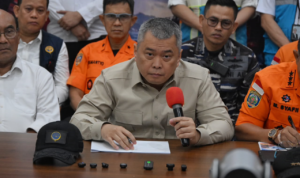 FOTO 15 Sept_Menteri Perhubungan Dudy Purwagandhi saat konferensi pers di Pelabuhan Trisakti, Banjarmasin, Kalimantan Selatan. dok. kemenhub 2 INI INI SAJA