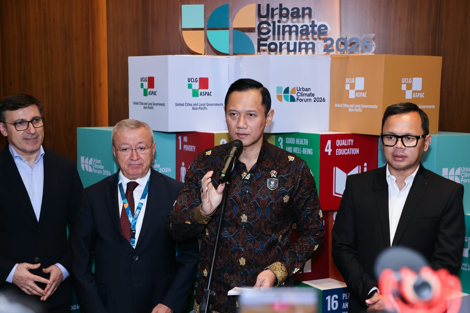 FOTO 18 Sept_Kegiatan Opening Address Urban Climate Forum 2026 di Jakarta. dok. kemenkoinfra