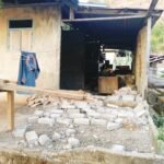 FOTO 2 Sept_Dampak kerusakan pada beberapa bangunan pasca gempa berkekuatan M5,5 mengguncang wilayah Kabupaten Halmahera Tengah, Provinsi Maluku Utara. dok. bpbdkab