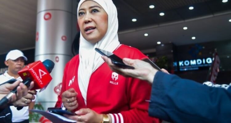 FOTO 2 Sept_Menteri Komunikasi dan Digital (Menkomdigi) Meutya Hafid memberikan keterangan pers kepada media. dok. kemenkomdigi
